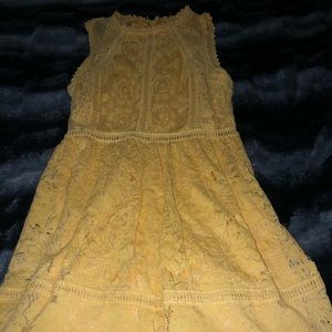Yellow Lace Dress